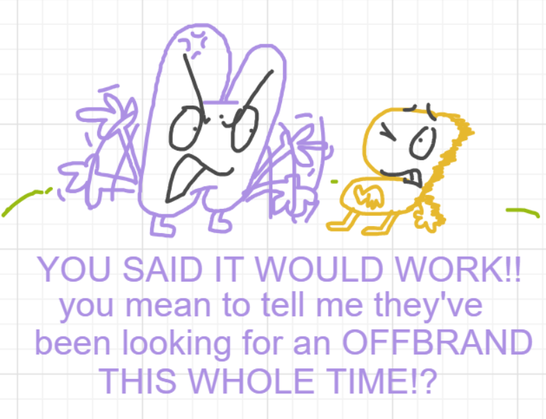 A panel from Ready Oar Knot, episode three of the Board Boards object show by Furretwalk/WalkingFurret.